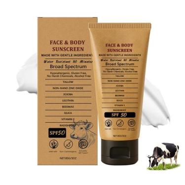Imagem de Protetor solar Gkweres Tallow Beef SPF 50 85g para rosto e corpo