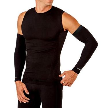 Imagem de Manguito Profissional Finta Proteção Unissex UV 50 , Preto, G