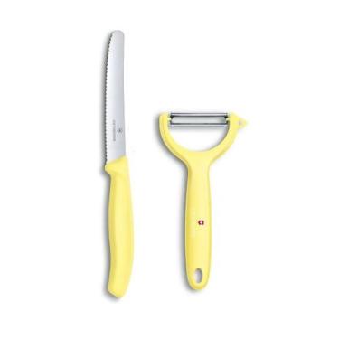 Imagem de Jogo de faca e descascador para frutas e legumes Swiss Made Victorinox