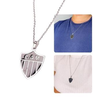 Imagem de Colar Cordão Corrente 55Cm Feminino Masculino Pingente Time - Visujóia