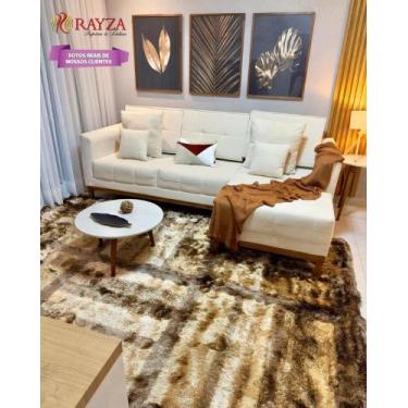 Imagem de Passadeira Life Atlantis Shaggy 50Mm Taco 066X230 Cm - Rayza Tapetes E