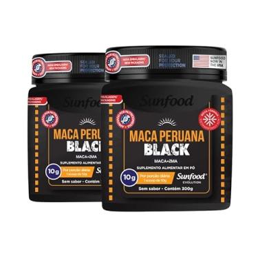 Imagem de KIT 02 MACA PERUANA BLACK (MACA+ZMA) 300G - SUNFOOD EVOLUTION