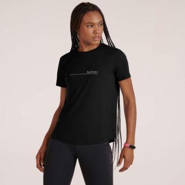 Imagem de Camiseta Lupo Sport T-Shirt Poliamida Básica 77052-005, Preto, M