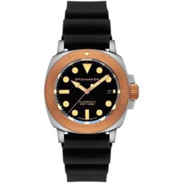 Imagem de Relógio SPINNAKER Hull Titanium Automatic Black Onyx SP-5145-03-Masculino
