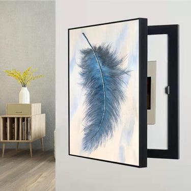 Imagem de 001,60 * 70 cm, cobertura do medidor elétrico interior, pinturas ocultas do painel elétrico, cobertura decorativa do painel elétrico - ocultar medidor caixa do medidor elétrico pintura de