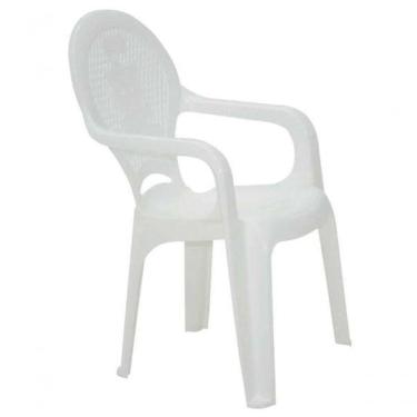 Imagem de Cadeira Infantil Tramontina Catty Estampado Branco