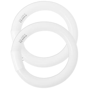 Imagem de Lâmpada circular FCL 22W 6400k FC8T9/DL, lâmpada fluorescente circular T9 de 8 polegadas, pacote com 2
