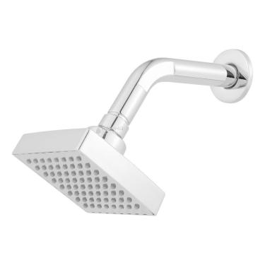 Imagem de 2X Ducha Chuveiro Quadrado Aquecedor Gás E Solar Flatt Croma