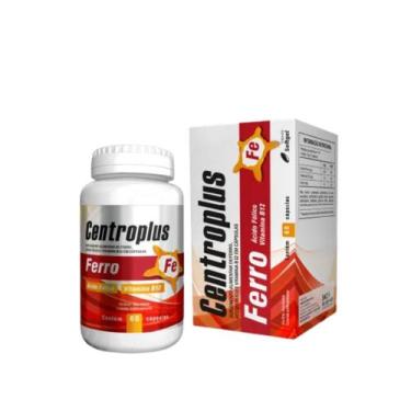 Imagem de Centroplus Ferro + Ácido Fólico + Vitamina B12 60 Caps - Forhealth