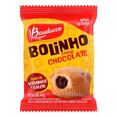 Imagem de Bolinho Bauducco Sabor Baunilha com Recheio de Chocolate 40g