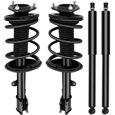 Imagem de SCITOO Conjunto de amortecedor dianteiro e traseiro adequado para Toyota RAV4 2001-2005, kit completo de montagem de amortecedor e suporte adequado para 171454 171453 37199 4 peças