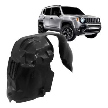 Imagem de Parabarro Dianteiro Compatível Com Renegade 2015 2016 2017 2018 2019 2020 2021 2022 2023 2024 Lado Direito Proteção Da Caixa De Roda Contra Barro Pedras Detritos Suspensão Motor