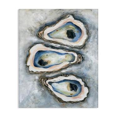 Imagem de Stupell Industries Arte de parede em tela Oyster Bar Trio, design por Carol Robinson, 76 x 61 cm