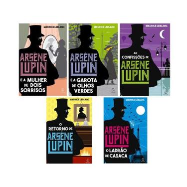 Imagem de Coleção As aventuras de Arsène Lupin com 5 volumes - Editora Principis