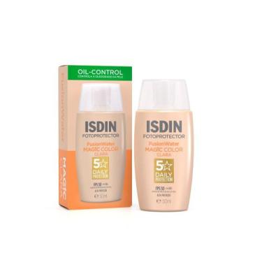 Imagem de Protetor Solar Facial Isdin Fusion Water 5 Stars Color FPS 50 Cor Clar