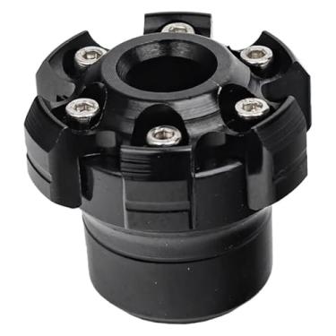 Imagem de BYYINGSUS Protetor de colisão da roda do garfo dianteiro traseiro da motocicleta antiqueda protetor deslizante da moldura da roda da motocicleta proteção deslizante (preto)