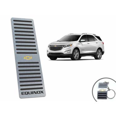 Imagem de Descanso De Pé Chevrolet Equinox 2018 2019 Aço Inox Preto
