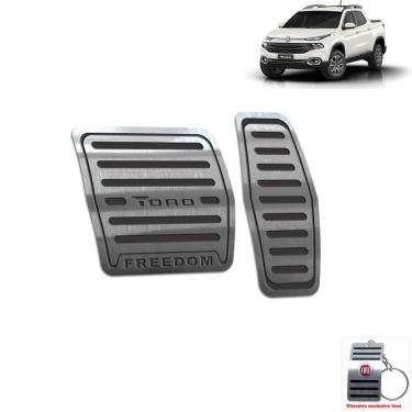 Imagem de Pedaleira Automático Fiat Toro Freedom 2016 a 2021 Preto