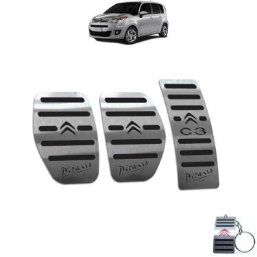 Imagem de Pedaleira Citroen C3 Picasso Manual Aço Inox Preto