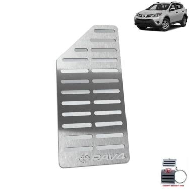 Imagem de Descanso De Pé Em Aço Inox Rav4 2001 a 2012 Prata