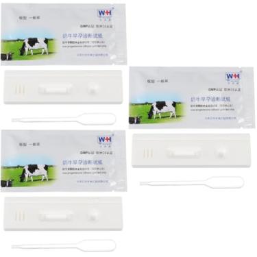 Imagem de PATKAW 3 Peças De Papel Para Teste Gravidez Vacas, Tiras Porcos, Cavalos, Gado, Ferramenta Fazenda, Porca