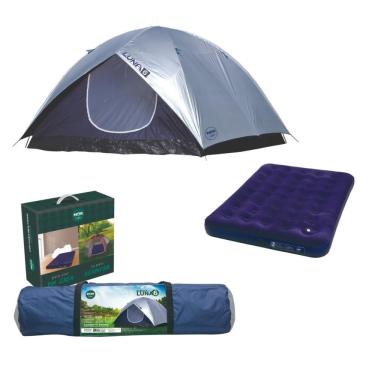 Imagem de Barraca Iglu Luna 6 Pessoas Acampamento Colchão Casal Mor