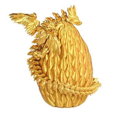 Imagem de Dragon Egg Toy Mydhall Flying Dragon Eggs com dragão articulado