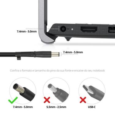 Imagem de Fonte Carregador para Notebook Compaq Presario NX6125 - BestBattery, 9