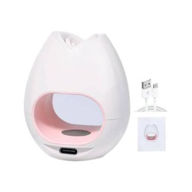 Imagem de Mini secador de manicure com lâmpada UV/LED de 16 W para unhas de gel macio