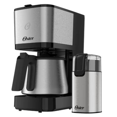 Imagem de Kit Cafeteira Jarra Inox 1,2L e Moedor de Café Elétrico Inox