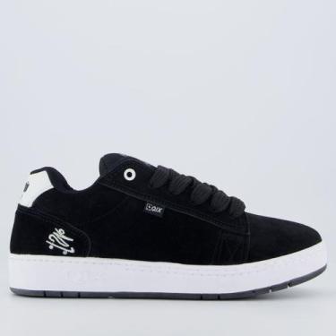 Imagem de Tênis Qix Chorão Collab Allan Mesquita Preto e Branco, 42