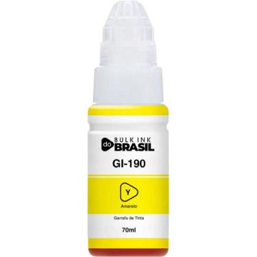 Imagem de Tinta Para Canon G3110, G3111, G4100 Gi-190 - Bulk Ink Do Brasil, Amar