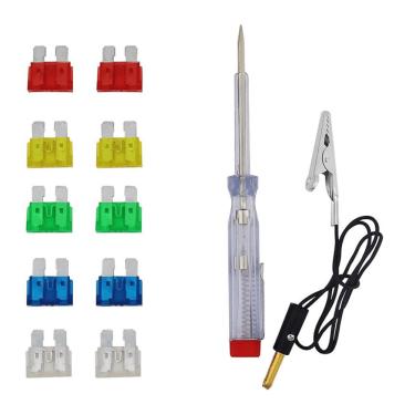 Imagem de Jogo de Fusiveis Automotivo Western com 12 Pecas + Chave Teste