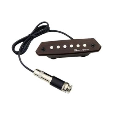 Imagem de Dynwave Captador passivo de bobina dupla para instrumento de violão acústico, redução de ruído, fácil instalação, amplificação de alto rendimento