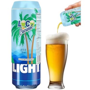 Imagem de Skywin Capa De Silicone Para Latas Cerveja, Tampa Bebidas Que Esconde 24 Oz (710 Ml) Disfarçando-A Como Uma Lata Refrigerante (Marrom)