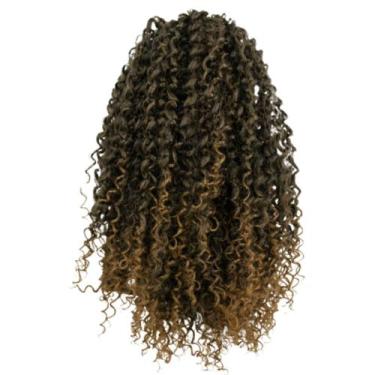 Imagem de Aplique Rabo De Cavalo Cacheado Curto 45cm Fibra Orgânica - mhair, t1b