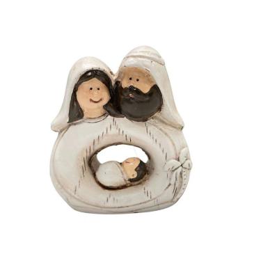 Imagem de Estátuas Estatuetas de resina da Sagrada Família 6 cm Maria José Jesus