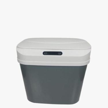 Imagem de Lixeira Automatica Inteligente 17,5l Sensor Luxo Cozinha Banheiro Praticidade E Higiene Total Para Sua Casa