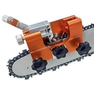 Imagem de Afiador De Corrente Para Motosserra Com 3 Cabeças 8 A 20 Pol
