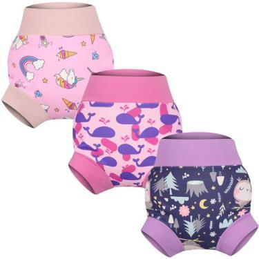 Imagem de Fraldas de natação MooMoo Baby reutilizáveis à prova d'água, 3 unidade