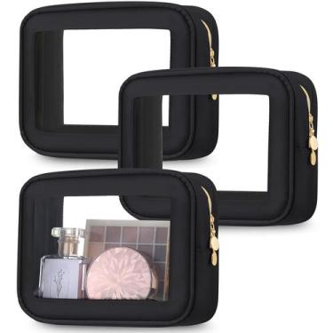 Imagem de Sacos de maquiagem Abbylike Bolsa de armazenamento transparente de PVC