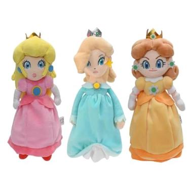 Imagem de HANBO Super Star Collection Princes Plush Toy Princes Rosalin & Dais Stuffed Plush 10.2"/26cm (Pink Yellow and Blue)