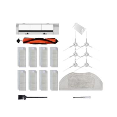 Imagem de Filter Roller Main Side Brush Mops Compatible With Xiaomi Mijia G1/MJSTG1/SKV4136GL Mi Robot Vacuum-Mop Essential Accessories(Light Grey)