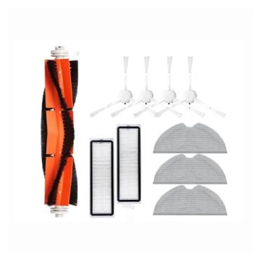 Imagem de Compatible With Xiaomi Mijia 1C 1T STYTJ01ZHM Mi Robot Vacuum Mop Dreame F9 Hepa Filter Main Side Brush Mop Cloth Cleaner Accessories(Orange)