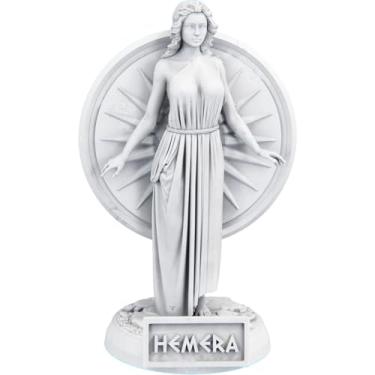 Imagem de Estátua Hemera - Deusa Grega - Personificação do Dia (Cor Mármore)