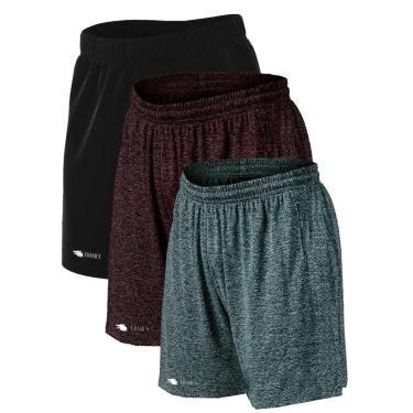 Imagem de Kit 3 Shorts Bermuda Plus Size Dry Academia Treino-Masculino