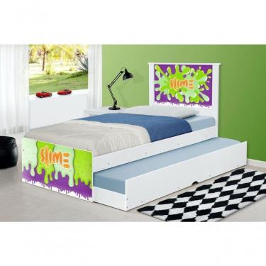 Imagem de Bicama Solteiro Com Cabeceira Slime Menino