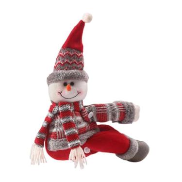 Imagem de Vaveren Prendedor de Cortina de Natal com Fivela, Enfeite de Desenho Animado, Boneco de Natal Criativo, para Cortinas de Janela de Quarto Levemente Decoradas, Boneco de Neve