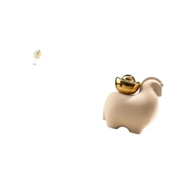 Imagem de Fenteer Escultura de Animal em Folha Abstrata para Decoração de Mesa, Estante de Livros, Escritório em Casa, Bar, Ornamento Criativo, Coleções de Feng Shui