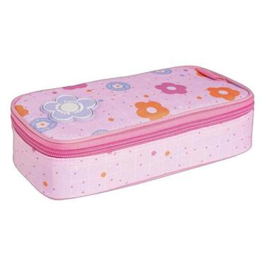 Imagem de Estojo Escolar Necessaire Mini Box Floral Academie Tilibra